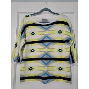 Evolution by Cyrus‎ Aztec Sweater Size Medium